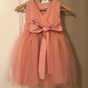 Blush pink dress for little girl